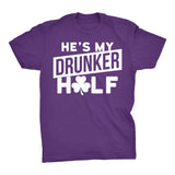 He's My DRUNKER Half - 003 - Irish T-shirt