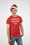 Okayest Elf - Christmas T-shirt